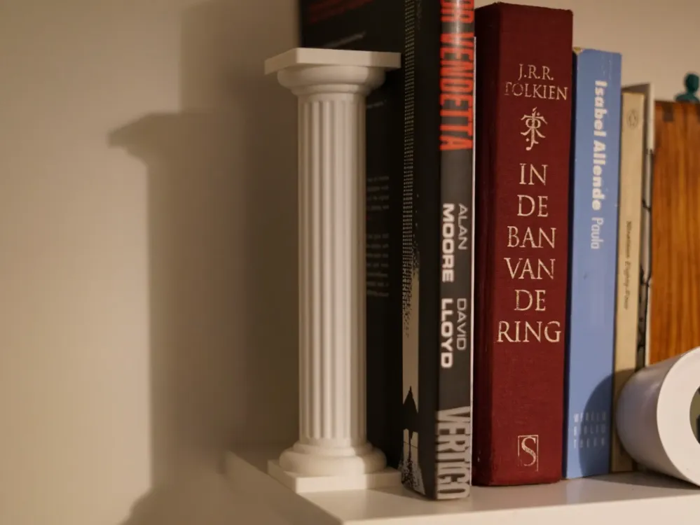 Bölmeli Roma Sütunu Kitap Tutucu