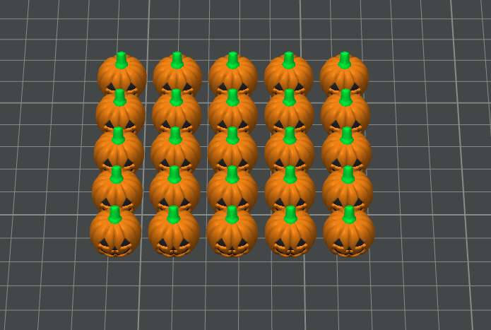 25 Adet Mini Halloween Balkabağı
