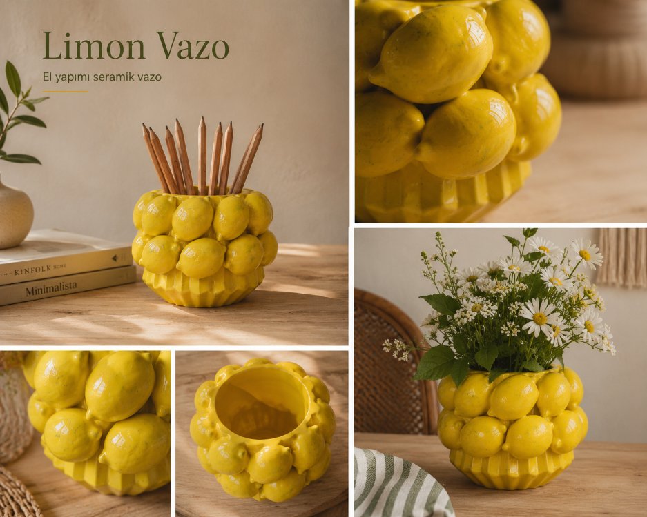 Hestia Lemon Vazo