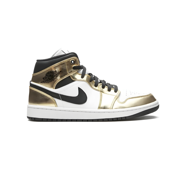 Nike Air Jordan 1 Mid SE Metallic Gold/Black/White