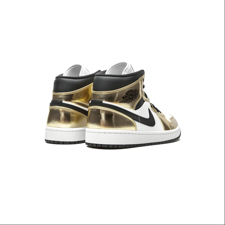 Nike Air Jordan 1 Mid SE Metallic Gold/Black/White