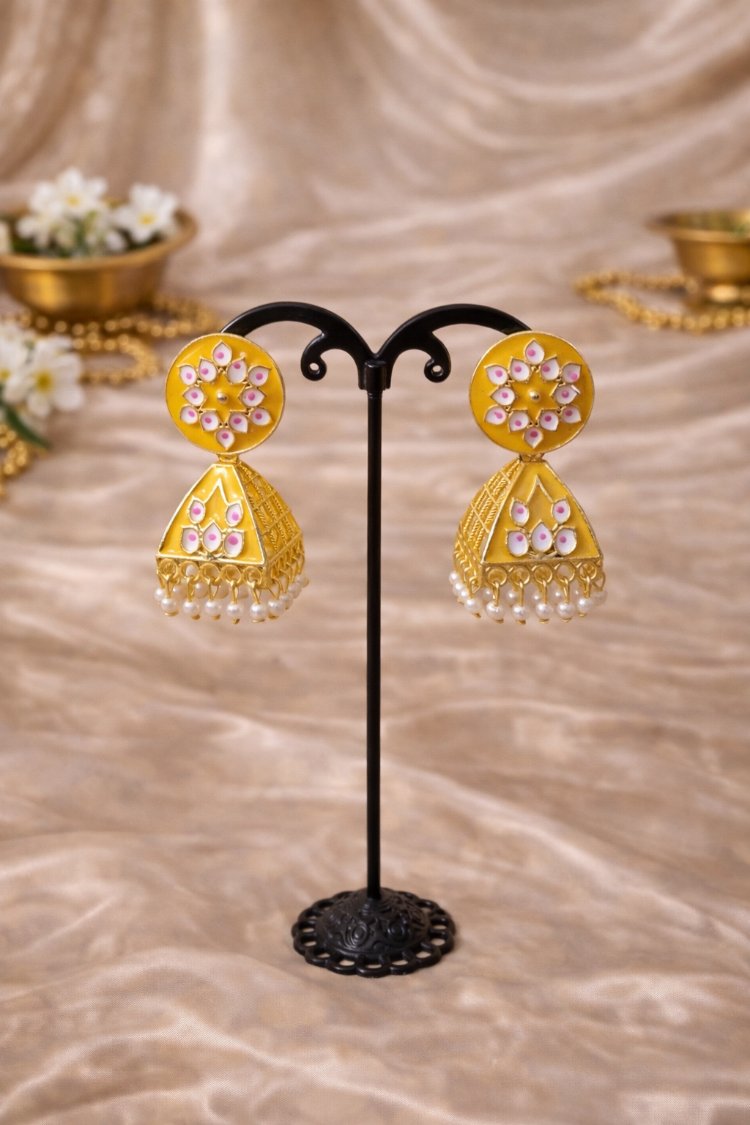 Mineli jhumka küpe 