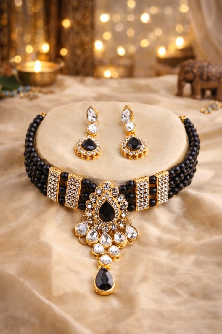 Choker model Hint takı seti