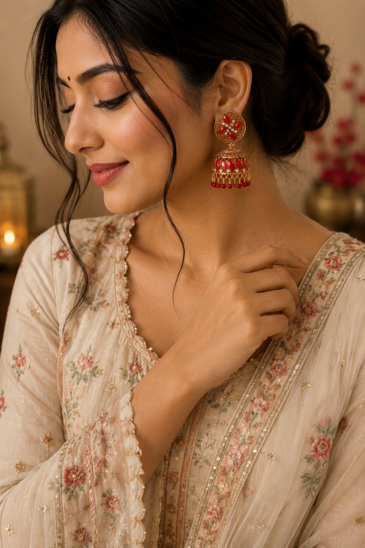 Jhumka küpe