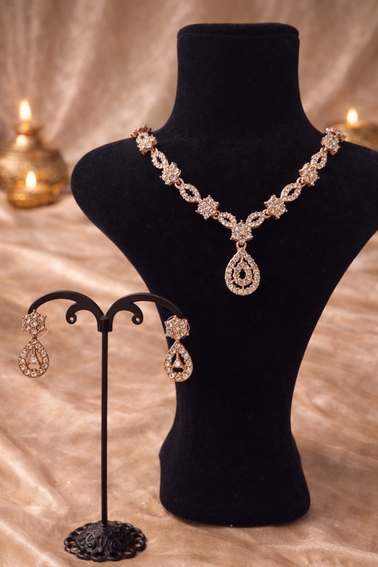 Rose gold Hint takı seti