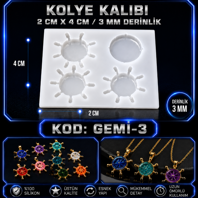 GEMİ-3 SİLİKON KALIBI