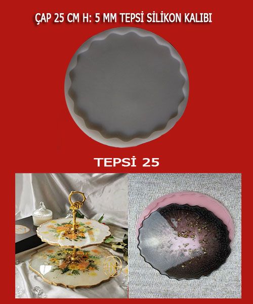Tepsi kahve sunumluk kalıp 