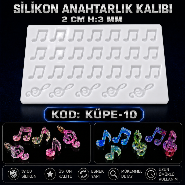 NOTA KÜPE SİLİKON KALIP