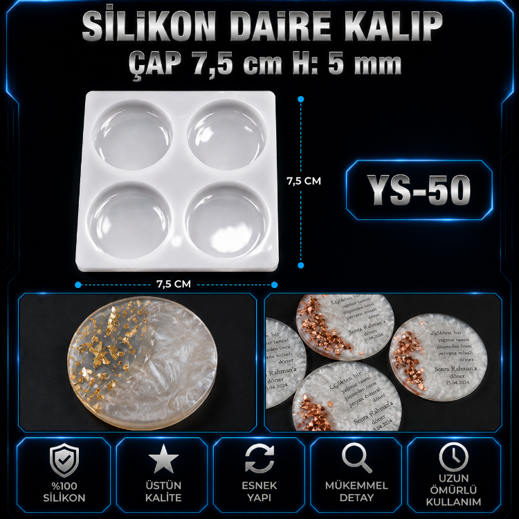 YUVARLAK ANAHTARLIK MAGNET KALIBI