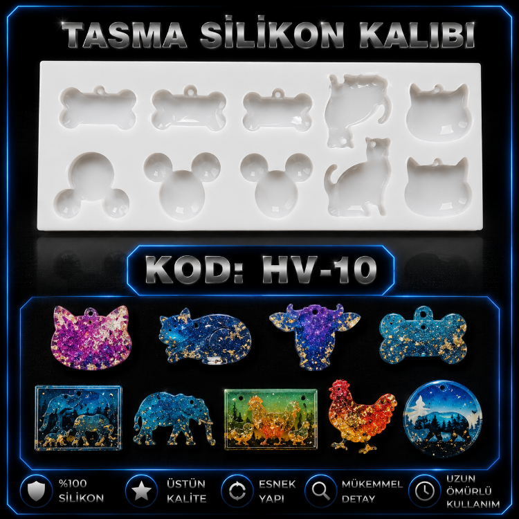 TASMA KOLYE SİLİKON KALIP