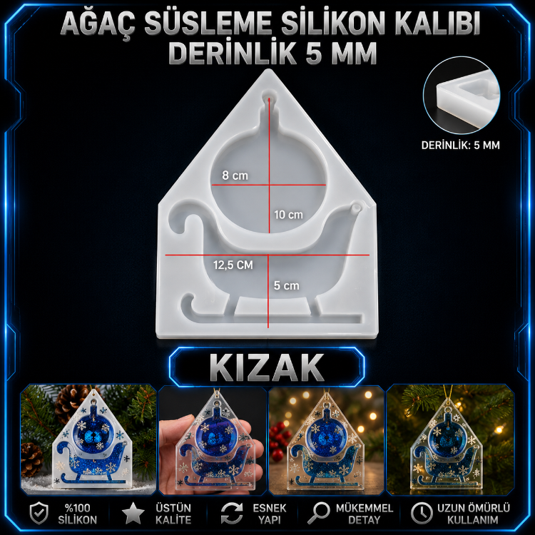 Ağaç Süs Kalıbı Kızak