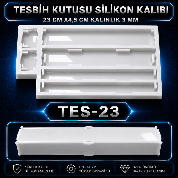 TESBİH KUTUSU TES 23 SİLİKON KALIBI
