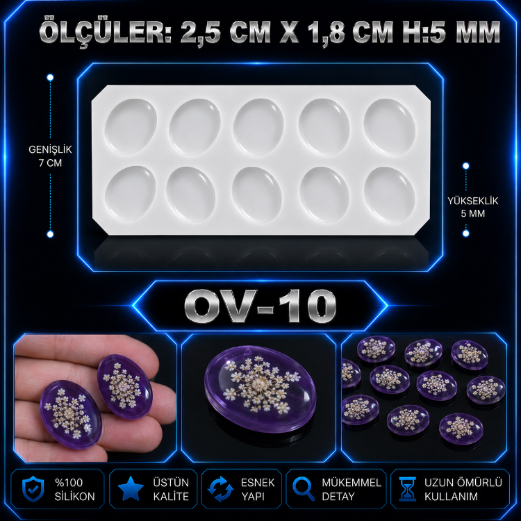 OV-10 KOLYE SİLİKON KALIBI