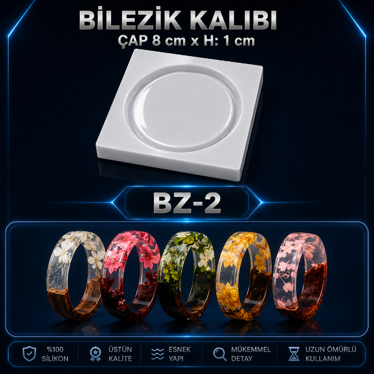  BİLEZİK SİLİKON KALIBI BZ-2