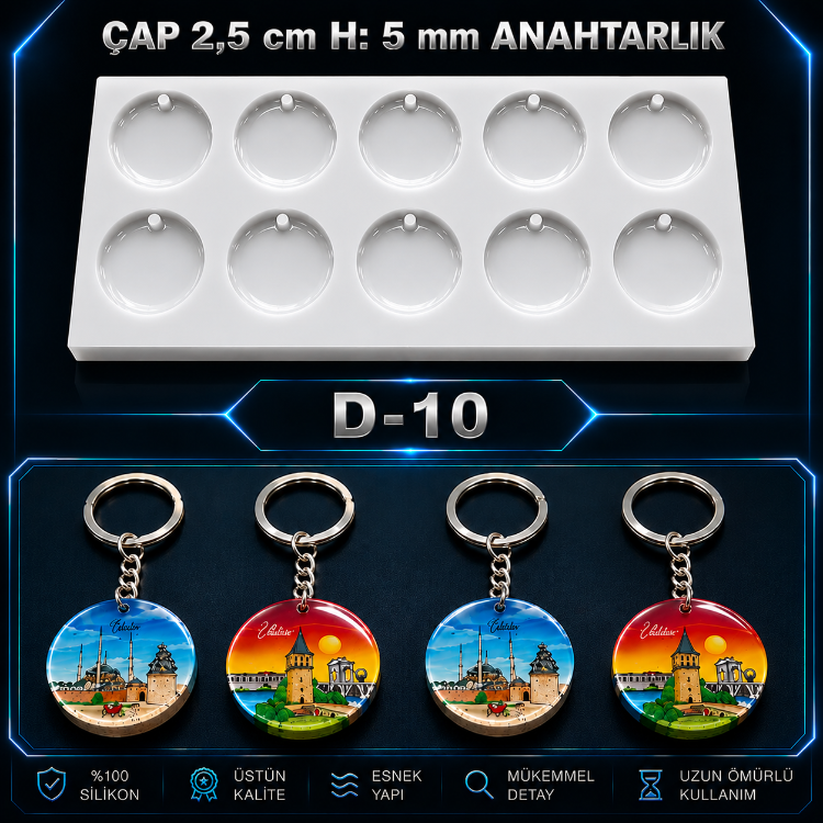 PİNLİ SİLİKON MAGNET KALIBI