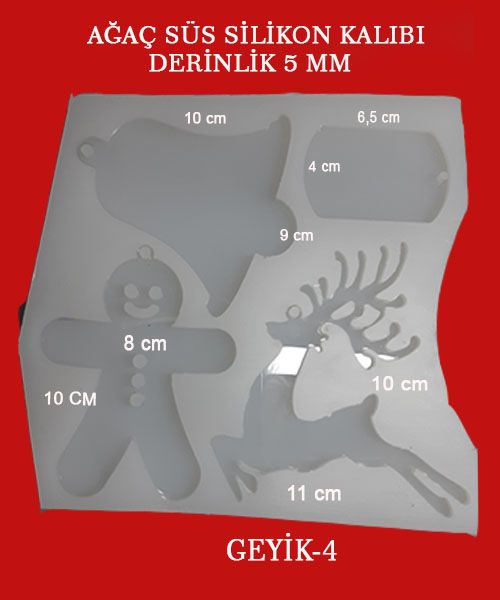 Ağaç Süs Kalıbı Çan