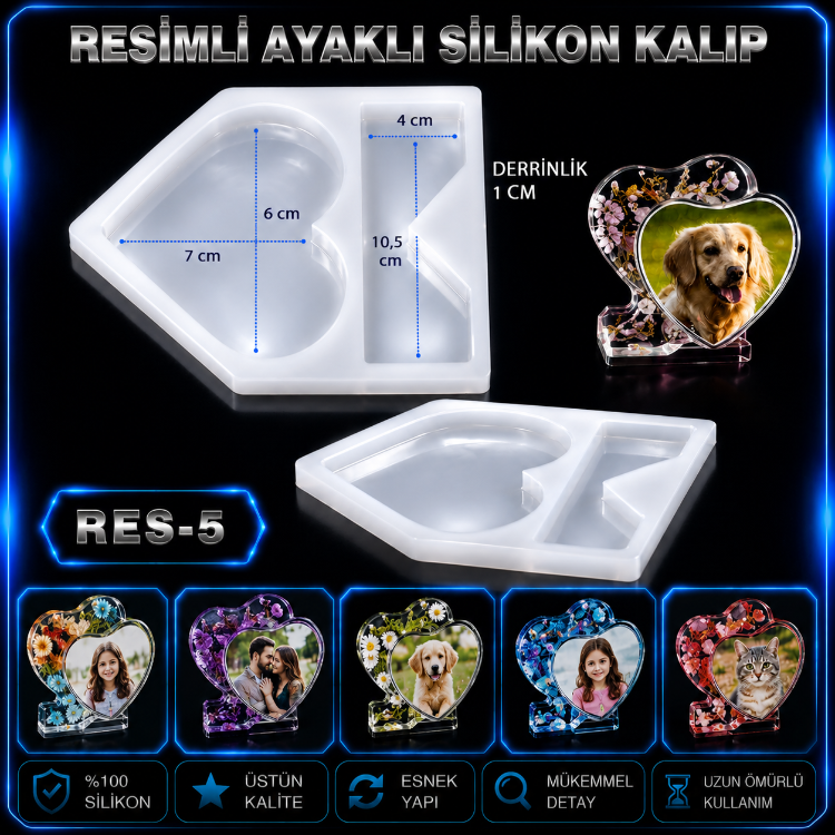KALP RES-5 MASA ÜSTÜ AYAKLI RESİMLİK