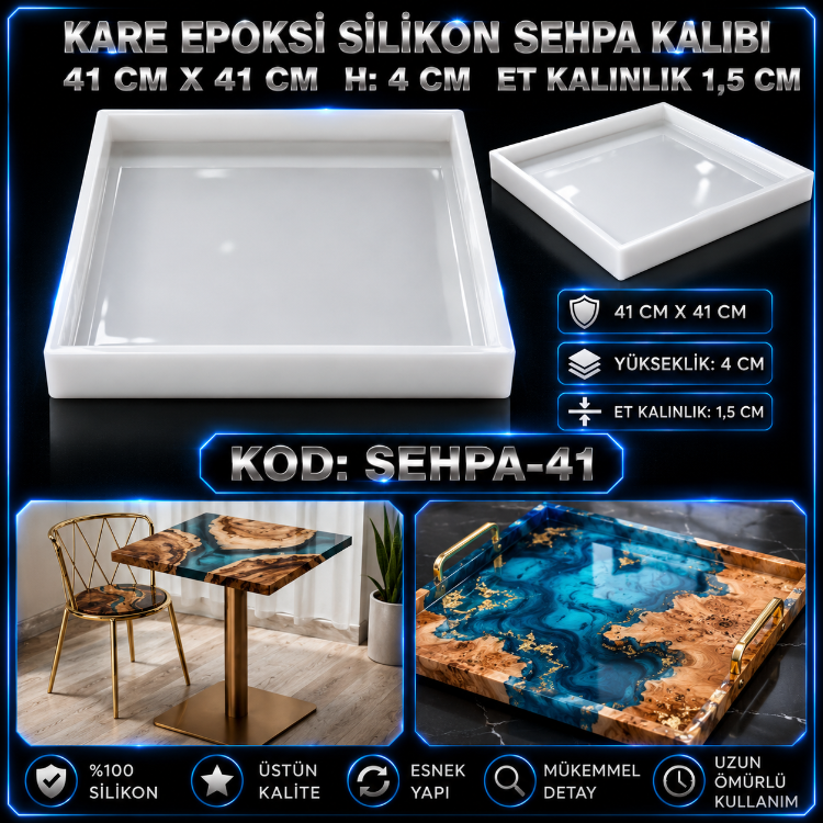 Sehpa Silikon Kalıbı