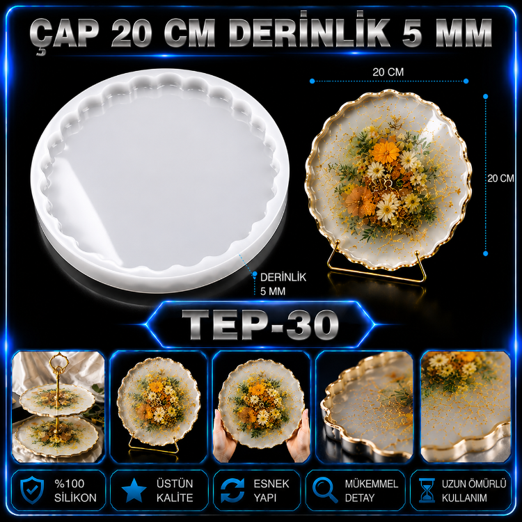 TEP-30 TEPSİ SİLİKON KALIBI