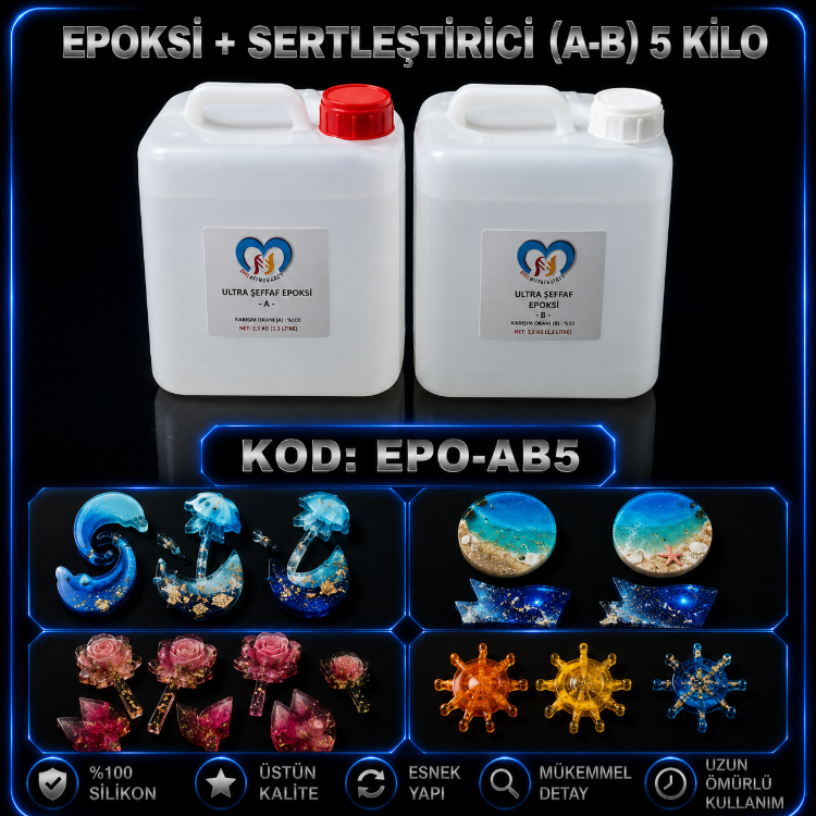 Epoksi (EPOKSİ+SERTLEŞTİRİCİ 5 KG) 
