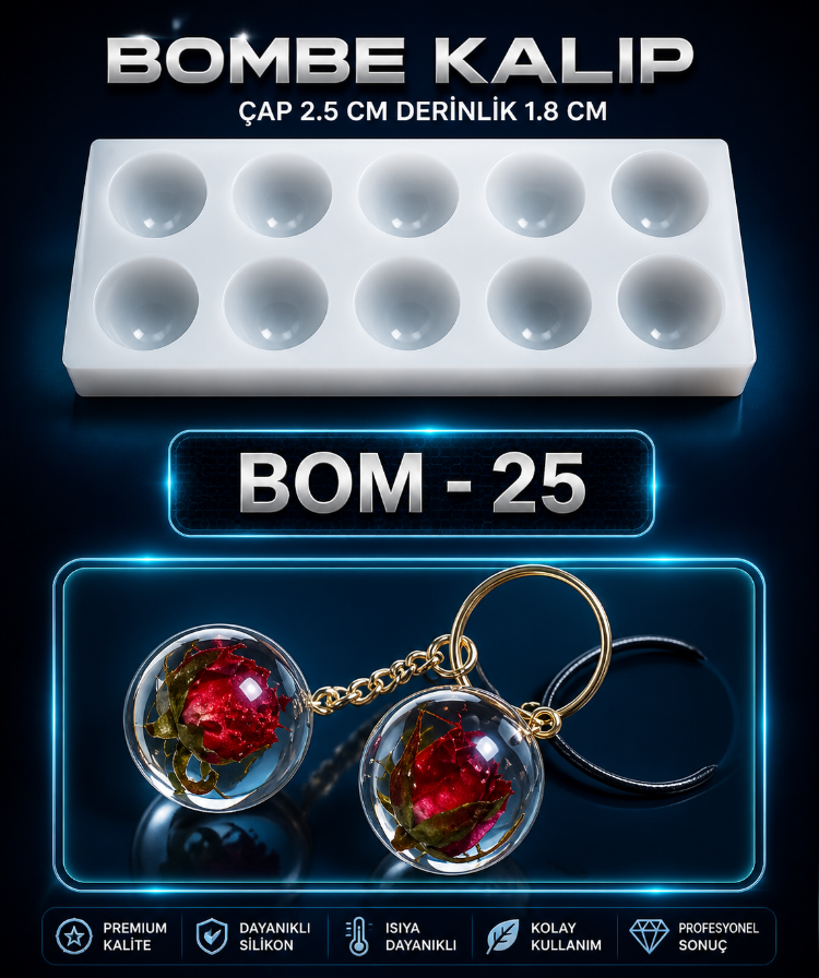 BOMBE KALIP BOM-25 KOLYE KALIBI