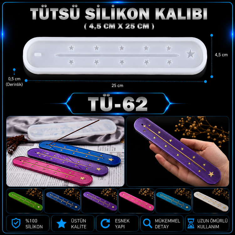 TÜ-62 TÜTSÜ SİLİKON KALIBI