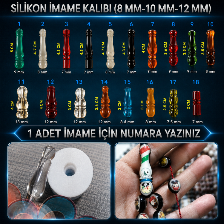 SİLİKON İMAME KALIBI (1 adet için)