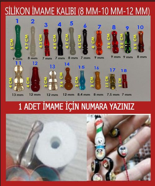 SİLİKON İMAME KALIBI (1 adet için) 