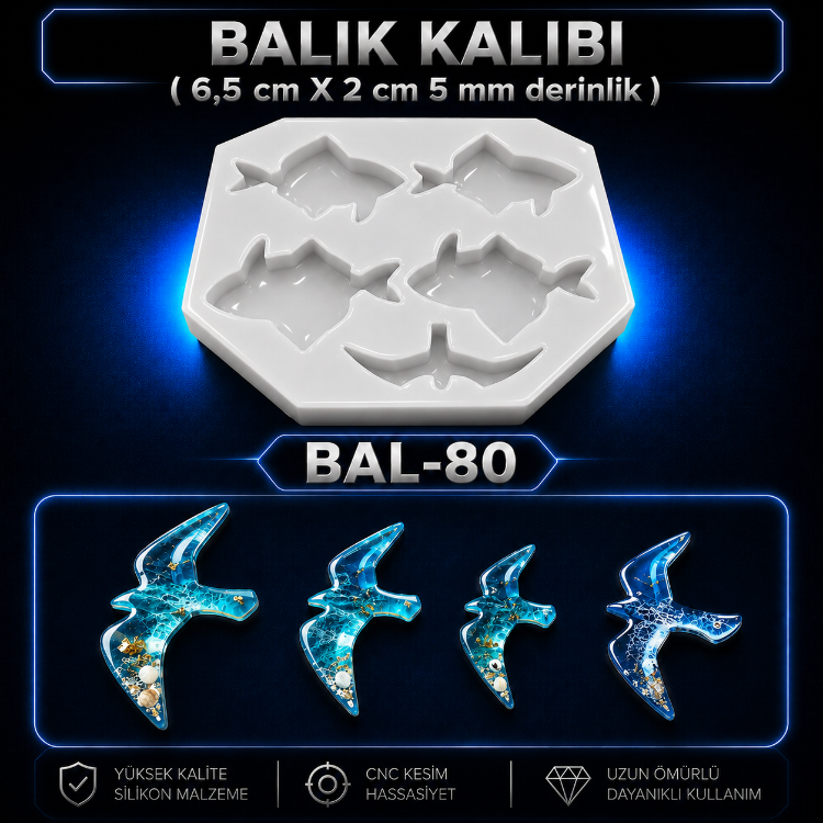 BALIK KUŞ KALIBI BAL-80 