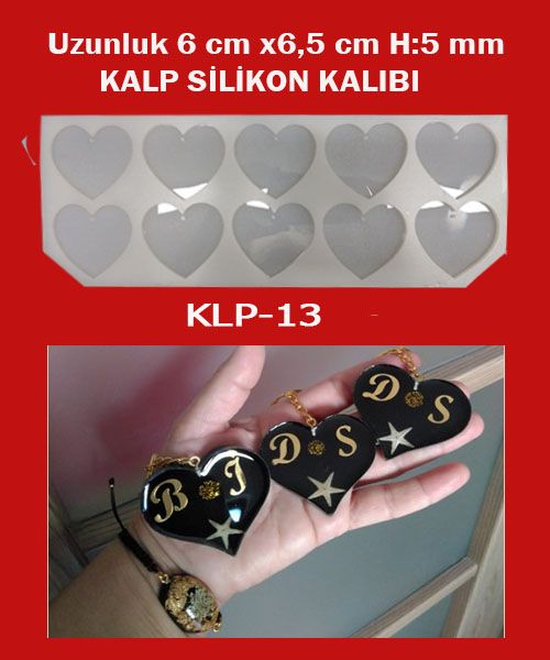 Kalp pinli magnet kalıbı
