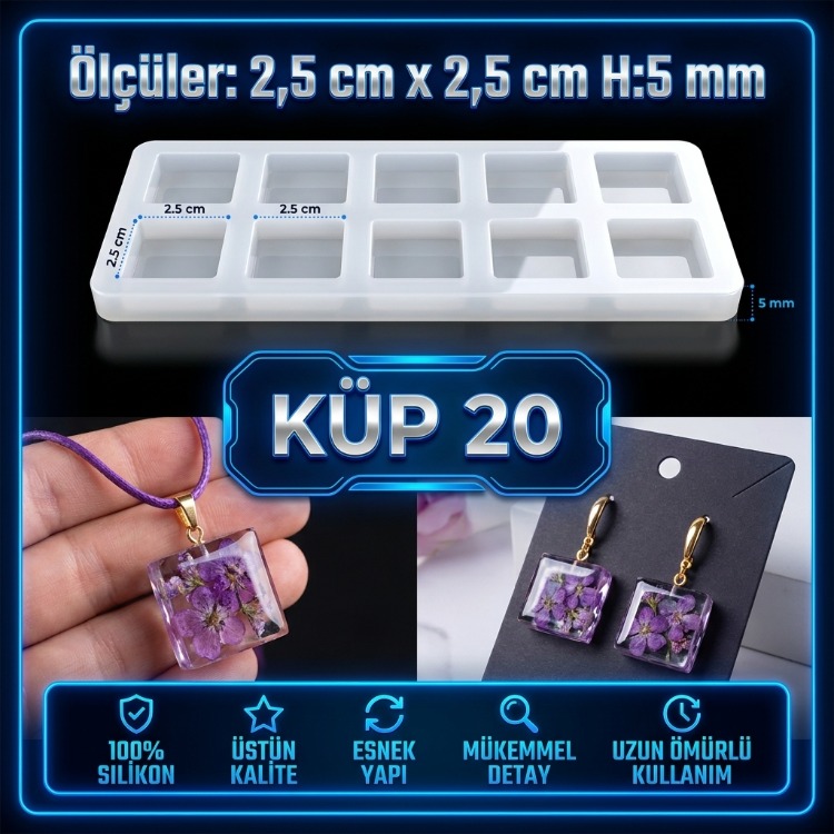 KÜP 30 MAGNET SİLİKON KALIBI