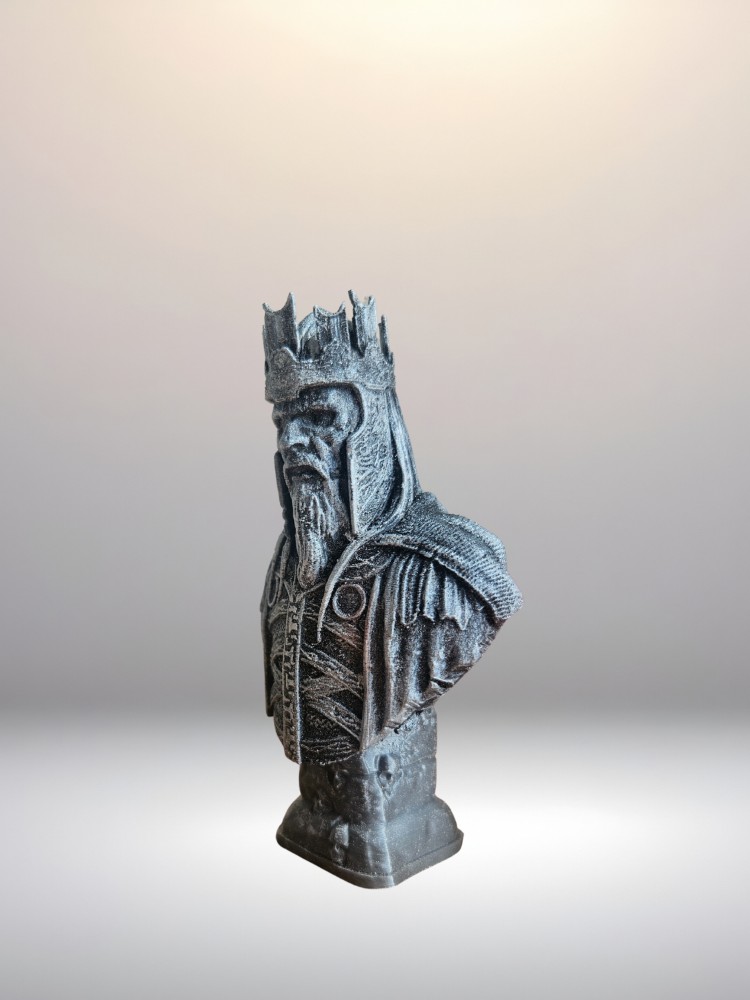  Ölülerin Kralı Büst- Rioc - Yüzüklerin Efendisi - Lotr - 12 CM Pla El Boyaması