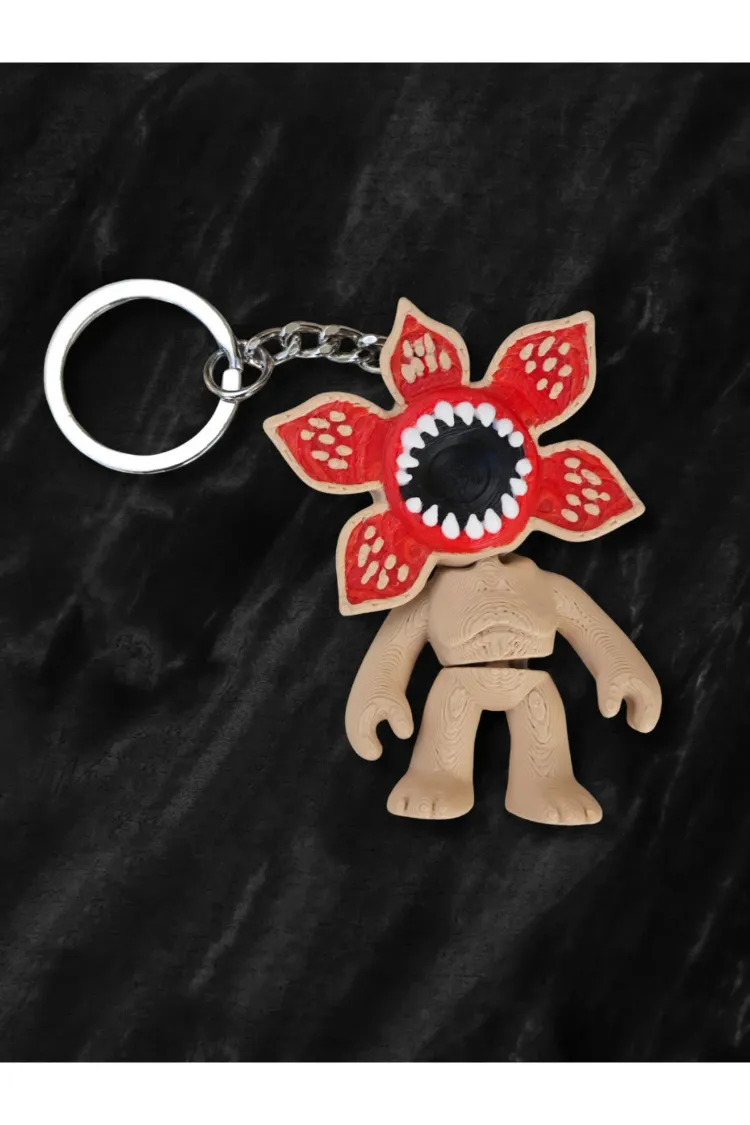 Stranger Things Demogorgon Anahtarlık - Çanta Süsü 1 ADET