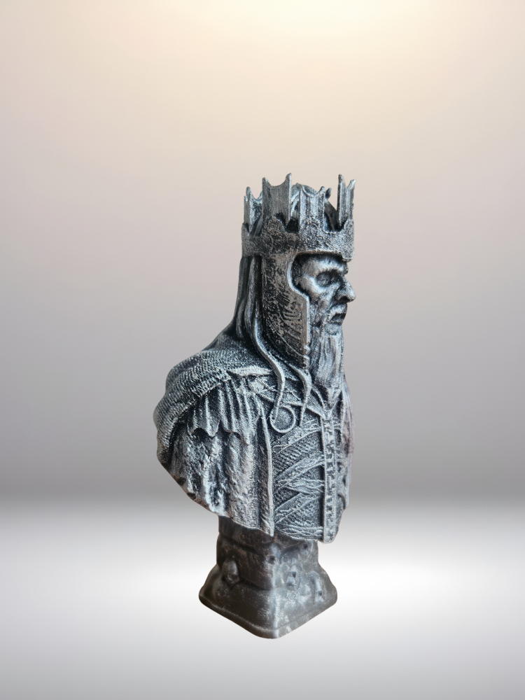  Ölülerin Kralı Büst- Rioc - Yüzüklerin Efendisi - Lotr - 12 CM Pla El Boyaması
