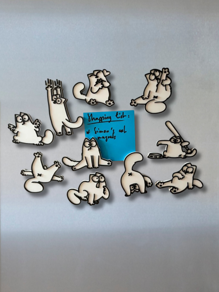 Sevimli Simon' s Cat Buzdolabı Magneti 10 Lu Set