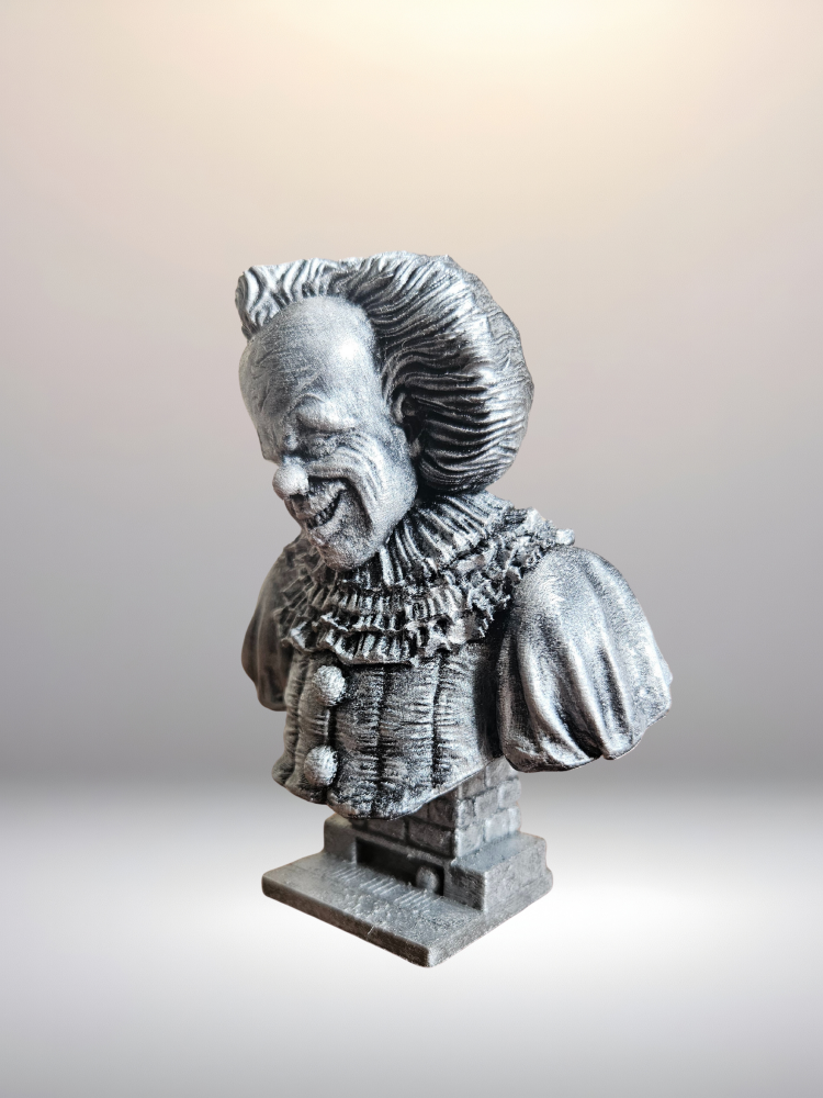 Pennywise The Dancing Clown - It - Büst - Figür - 12 CM El Boyaması PLA PLastik