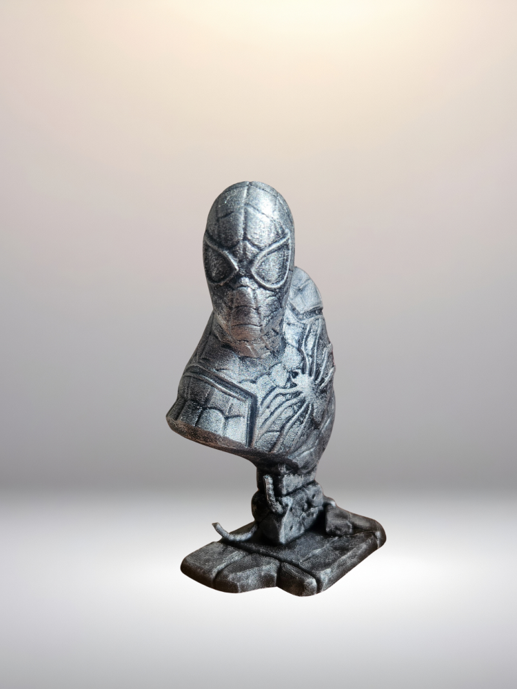 Spider Man Büst / Figür - 12 CM PLA Plastik El Boyaması