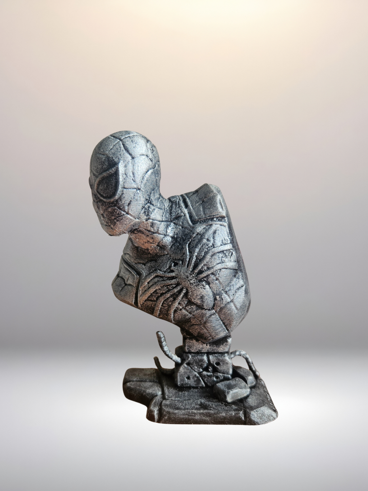 Spider Man Büst / Figür - 12 CM PLA Plastik El Boyaması