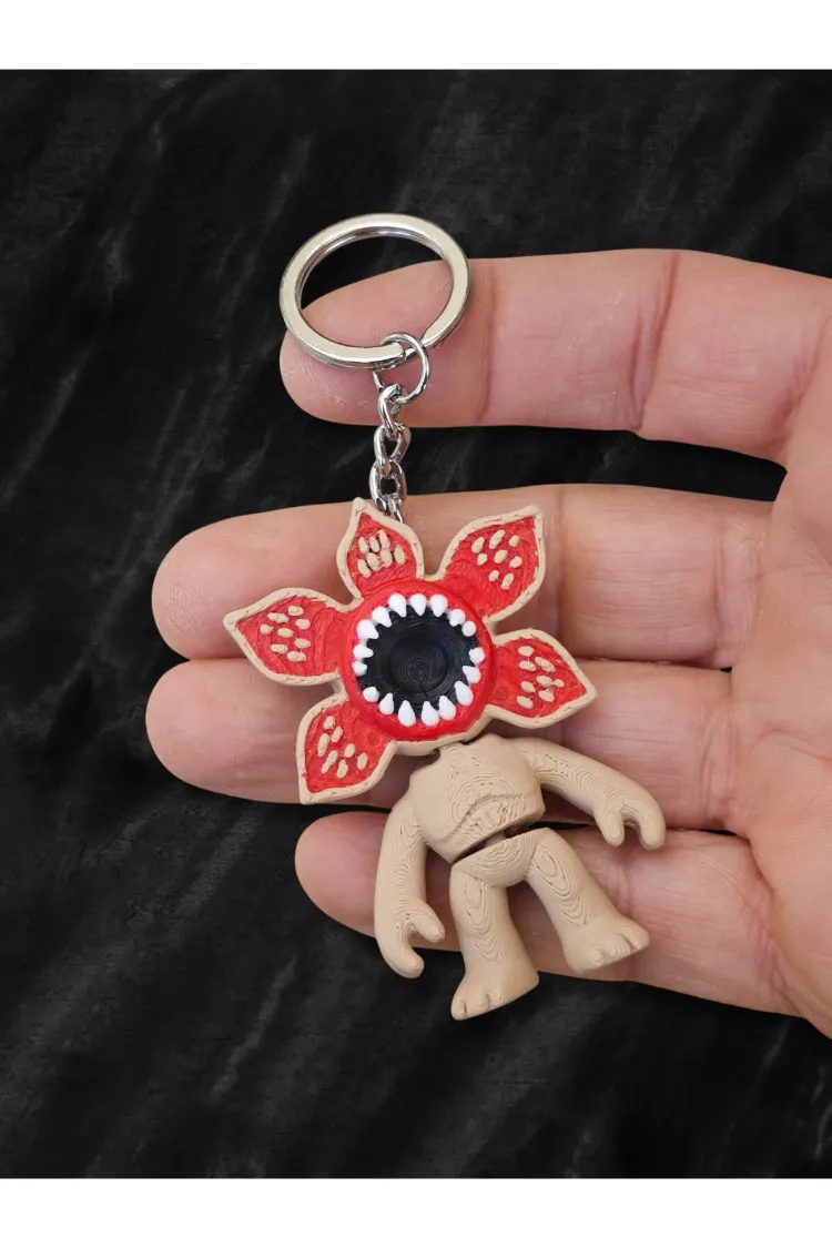 Stranger Things Demogorgon Anahtarlık - Çanta Süsü 1 ADET