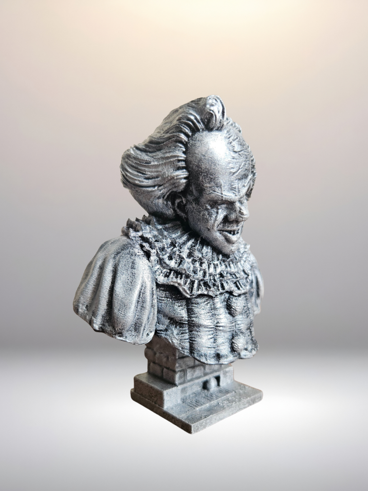 Pennywise The Dancing Clown - It - Büst - Figür - 12 CM El Boyaması PLA PLastik