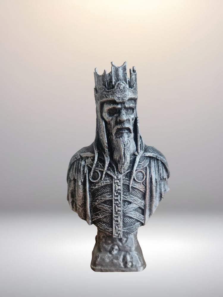  Ölülerin Kralı Büst- Rioc - Yüzüklerin Efendisi - Lotr - 12 CM Pla El Boyaması
