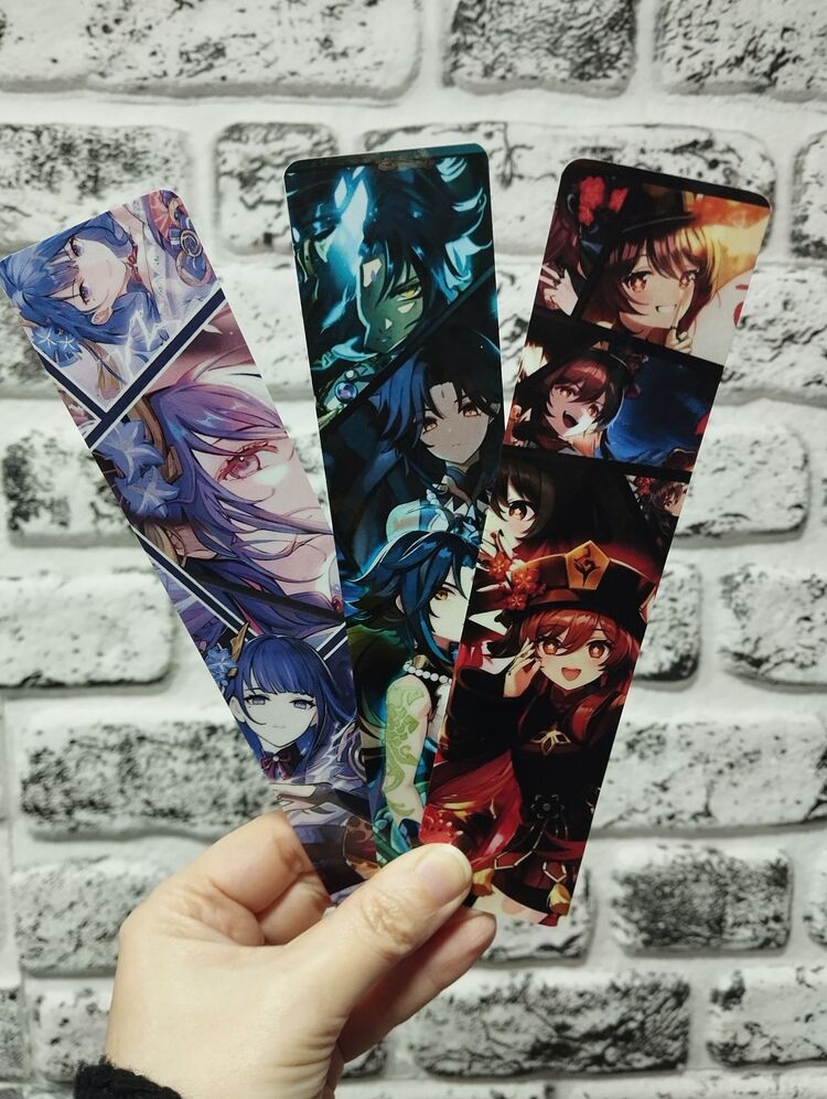 Genshin Impact 3lü Kitap Ayracı