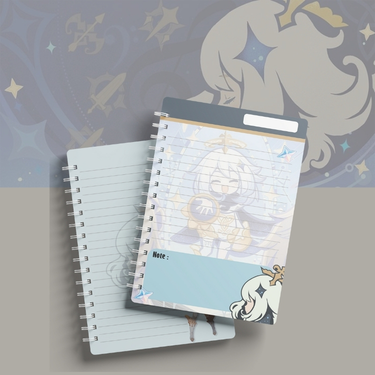 Genshin Impact Paimon Temalı Spiral Defter