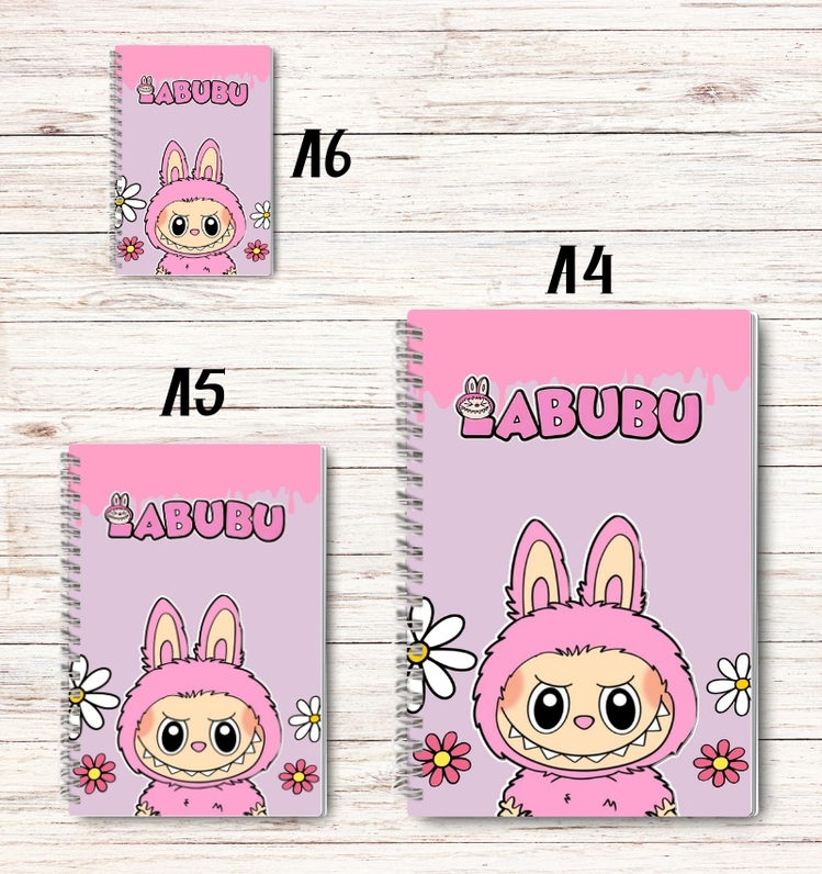 Pembe Labubu Defter
