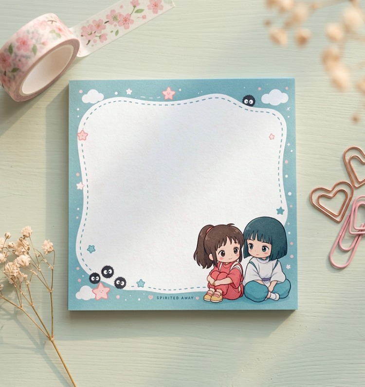 Spirited Away Kawaii Memopad