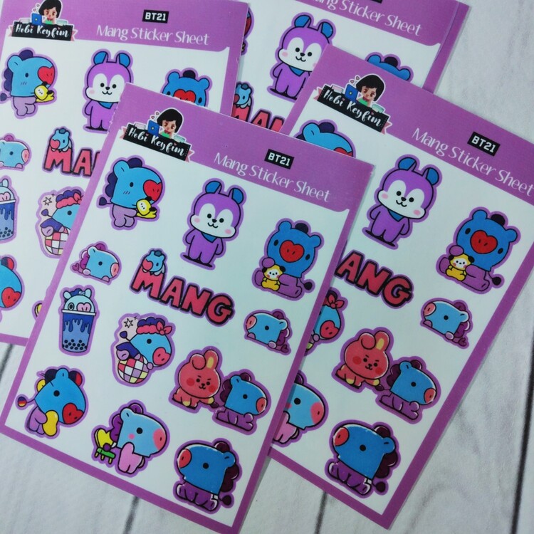 BT21 Mang Sticker Sheet