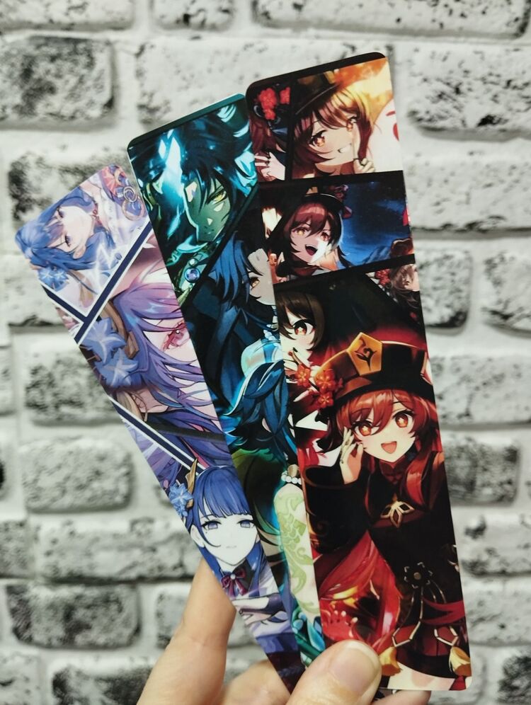 Genshin Impact 3lü Kitap Ayracı
