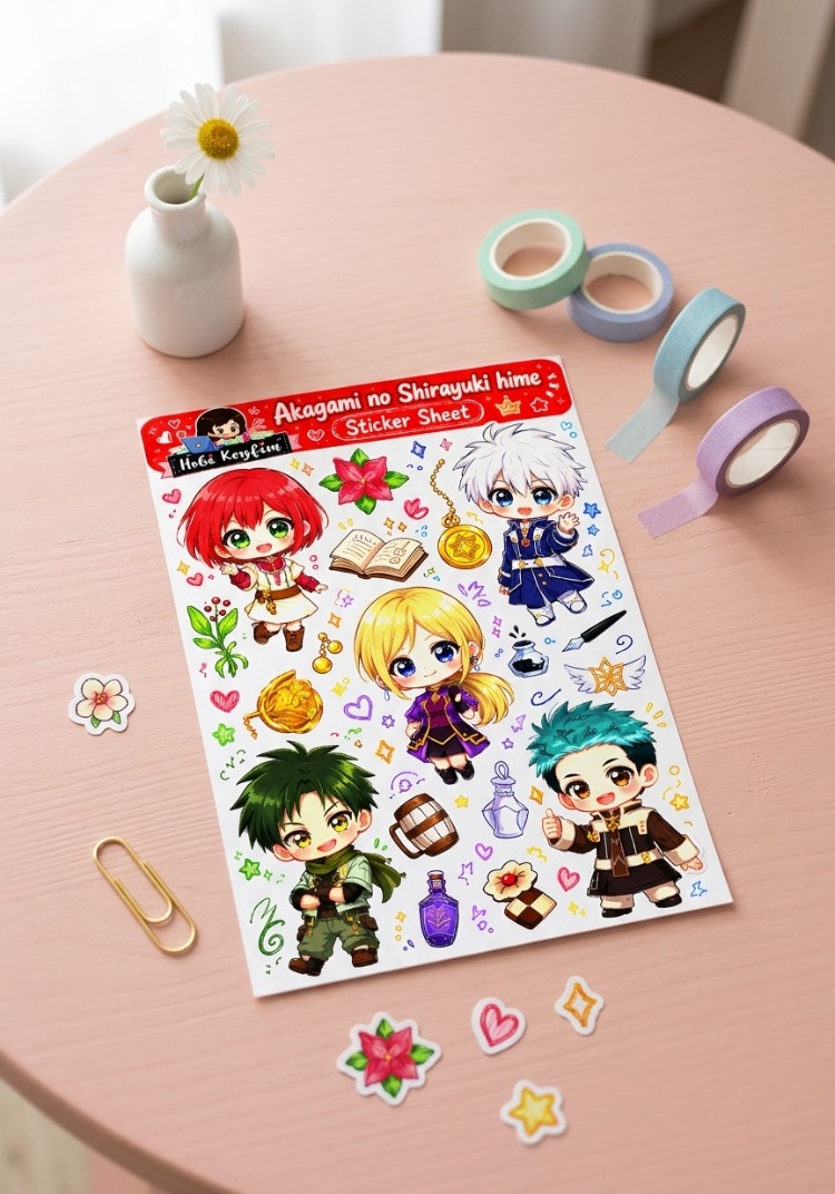 Akagami no Shirayuki-hime Sticker Sheet