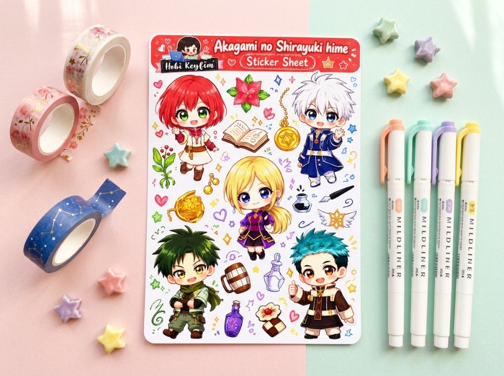 Akagami no Shirayuki-hime Sticker Sheet