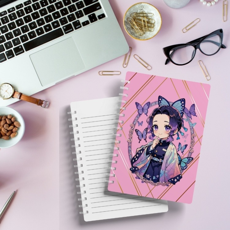 Shinobu Kocho Spiral Defter - Demon Slayer Defter